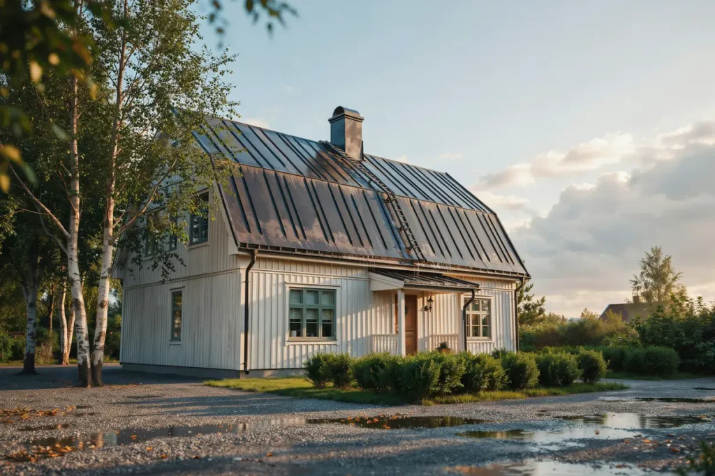 julihetta och kraftiga sommarregn s klarar pl ttaket v derv xlingarna b st
